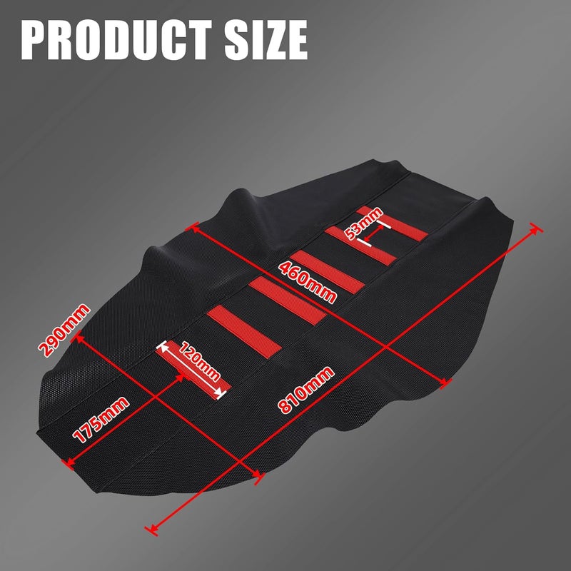 BAOUFF Seat Cover for Tutti,Waterproof Non-Slip Cushion Cover for Tuttio Electric Dirt Bike Soleil 01 and Ebike ICT-Red - Image 3